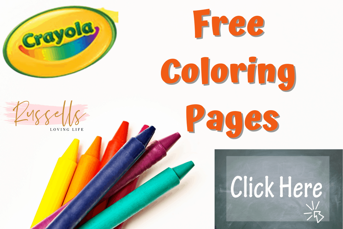 Free Crayola Coloring Pages and Discounts | Russells Loving Life